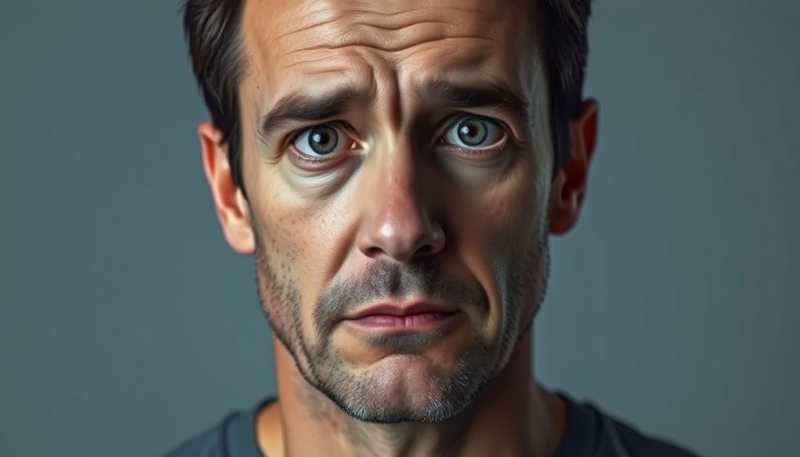 Close-up of a man with a neutral expression, West London Ram-Raider context.