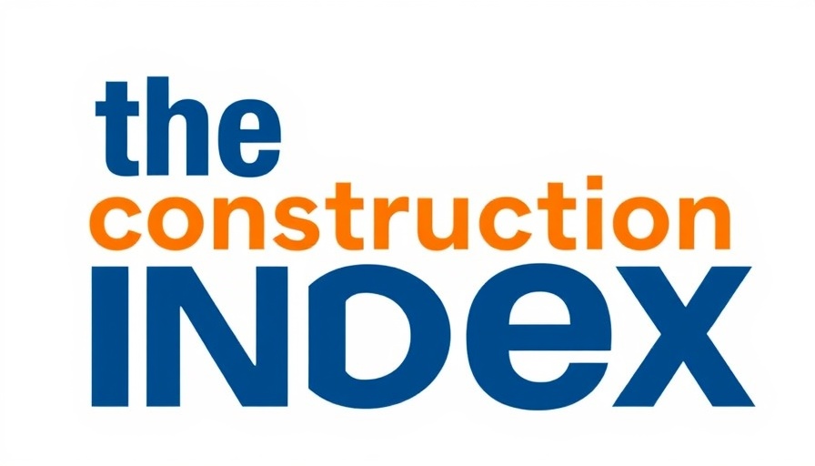 theconstructionindex logo in blue and orange design