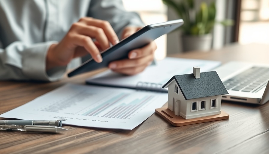 Person calculating hidden costs of self-managing your portfolio with documents.