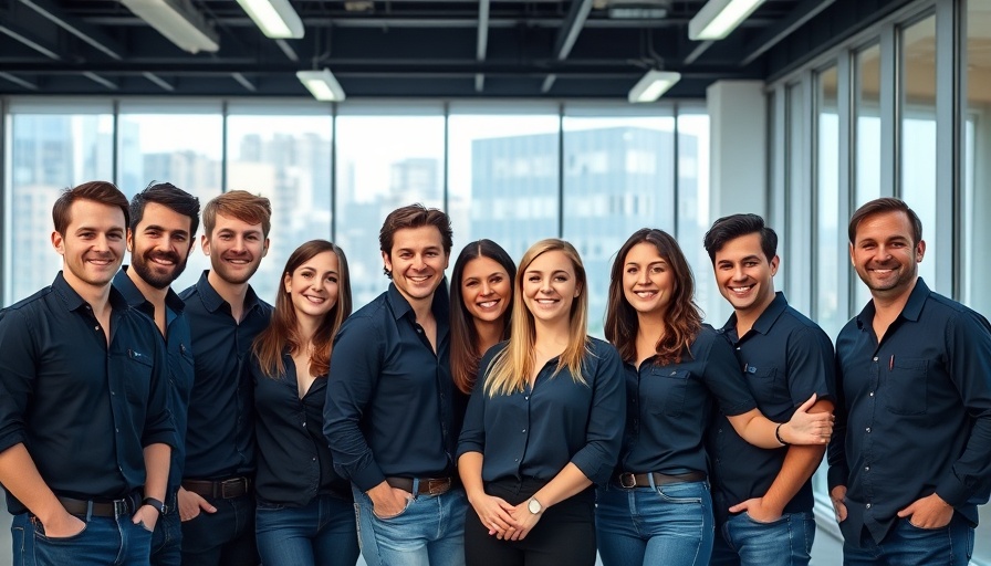 Group of professionals discussing Earth Intelligence satellite funding in modern office.