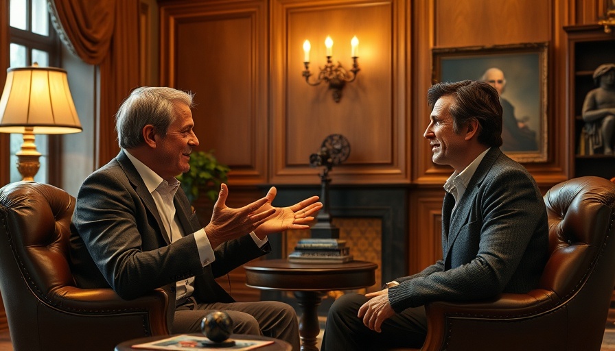 Elegant study room conversation scene for design inspiration.