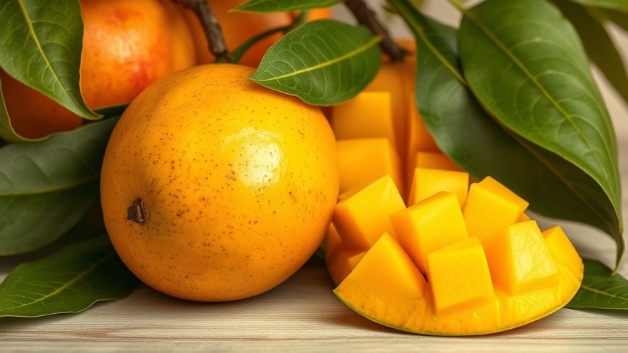Juicy mango smoothie showcasing the nutritional benefits of mango for wellness.