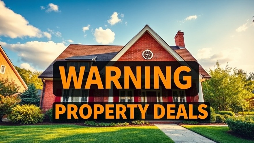 Charming brick house highlighting property investment risks, set in lush greenery.