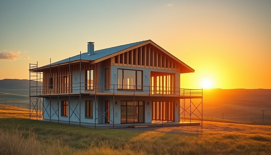 Estimating Building Materials for Home Construction at a scenic site.