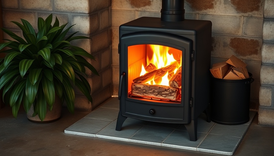 Cost to install a log burner; cozy burning log burner in rustic setting.