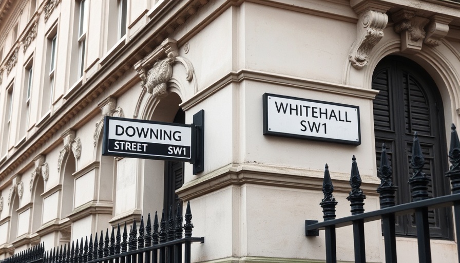 2025 Spring Statement impact on landlords near Whitehall SW1 and Downing Street SW1 signs.