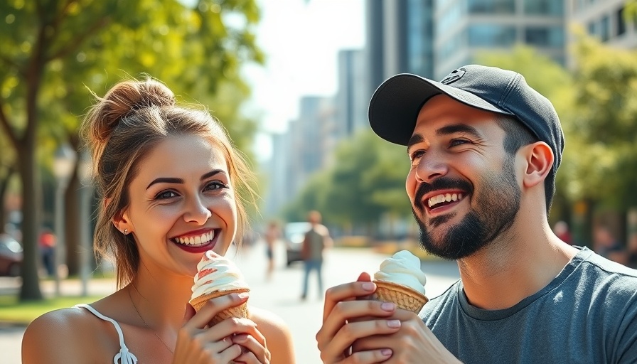London heatwave safety tips: Stay cool with ice cream outdoors.