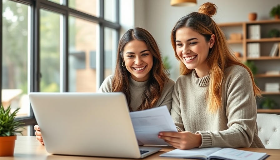 Budgeting for Beginners: Two women learning at a laptop.