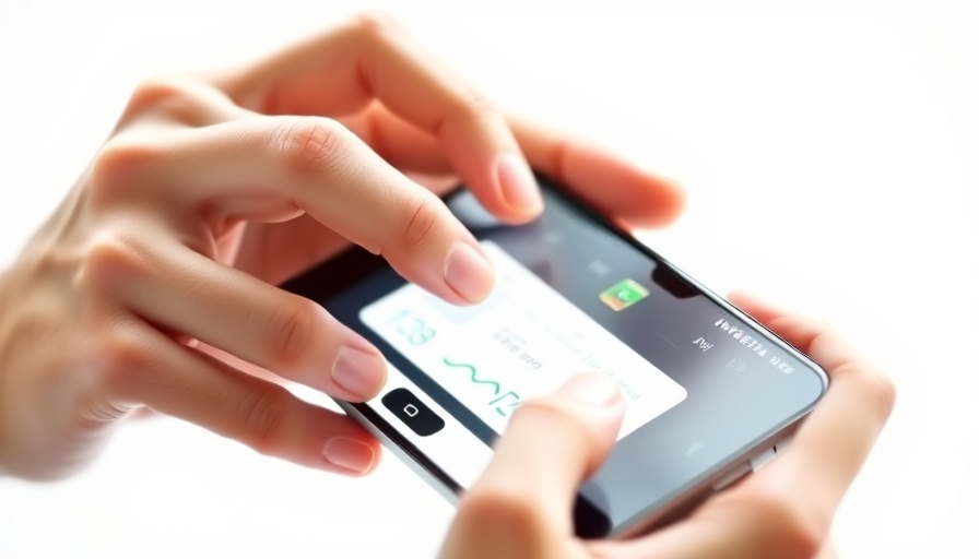 Person using Webull Investment Platform on smartphone.
