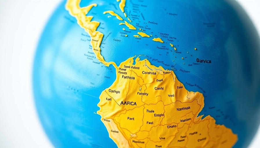 Close-up of Latin America on a globe, representing Latin America's biggest startups by valuation.