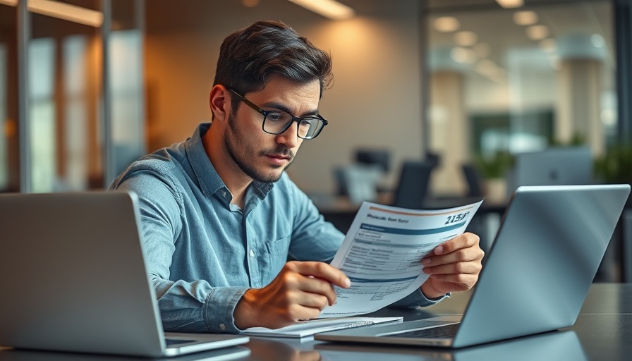 Focused person reviewing paycheck to stop living paycheck to paycheck.