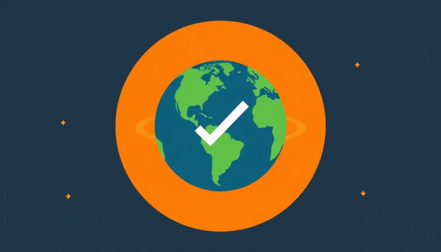 Earth illustration with check mark for socially responsible investing portfolios.