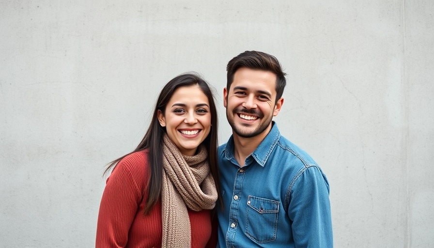 Customer service Agentic AI duo smiling warmly in casual attire.