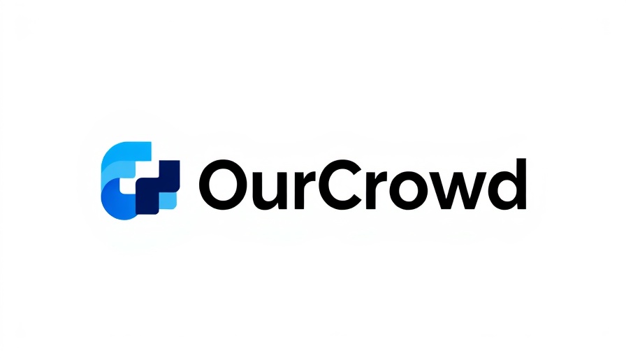 OurCrowd logo with blue and black icon design
