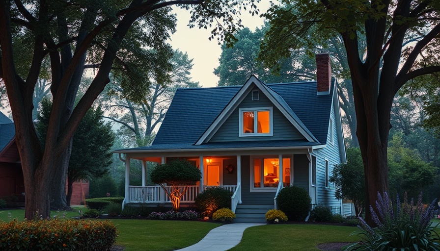 Charming suburban house at dusk highlighting property tax appeal service