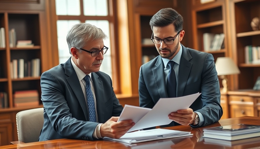 Executor responsibilities discussion in a professional office setting.