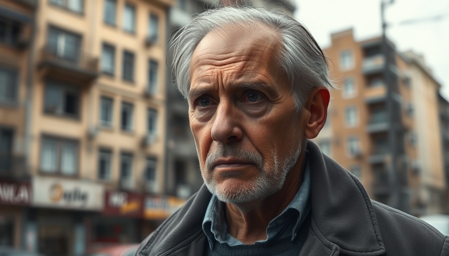Somber man pondering loss of employment opportunities.