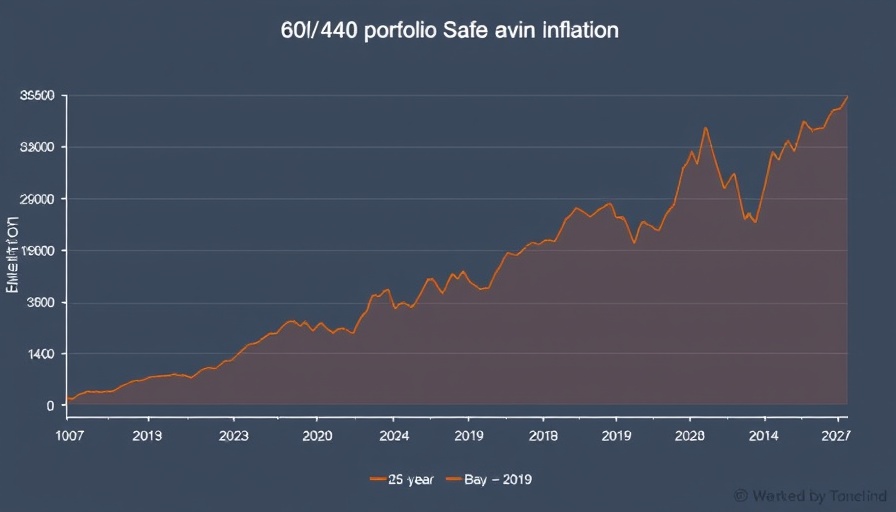 Graph comparing safe withdrawal rates with inflation over time.