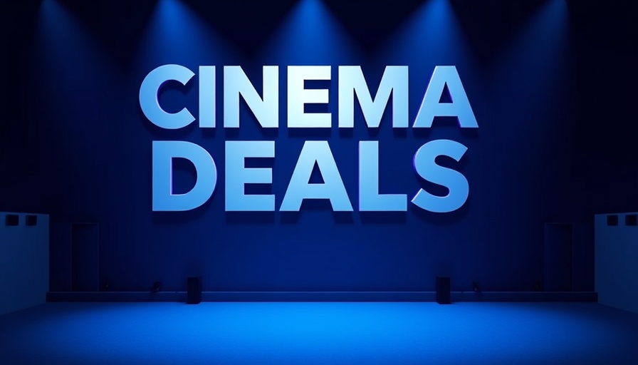 Minimalist design showcasing cheap cinema ticket offers for May 2025.