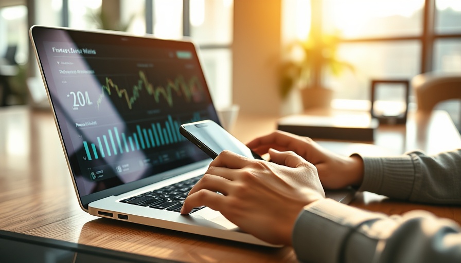Analyzing matched betting earnings on laptop and phone.