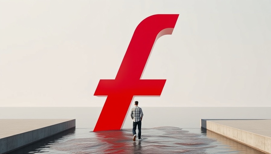 Morpheus Lending bridging loan concept with giant pound symbol.