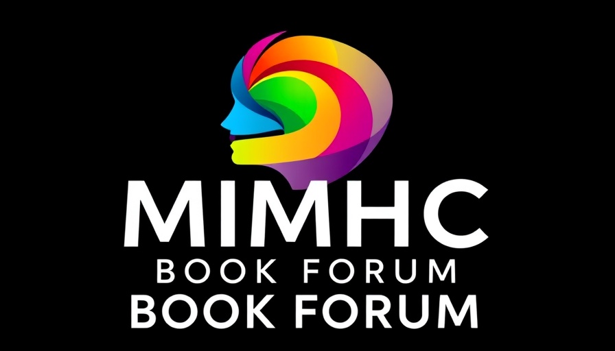 Colorful 'MIMHC Book Forum' logo for Mortgage Industry Mental Health Forum.