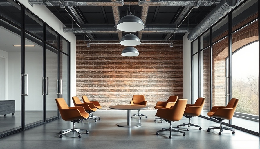 Sleek modern meeting room with glass doors for enhanced experience.