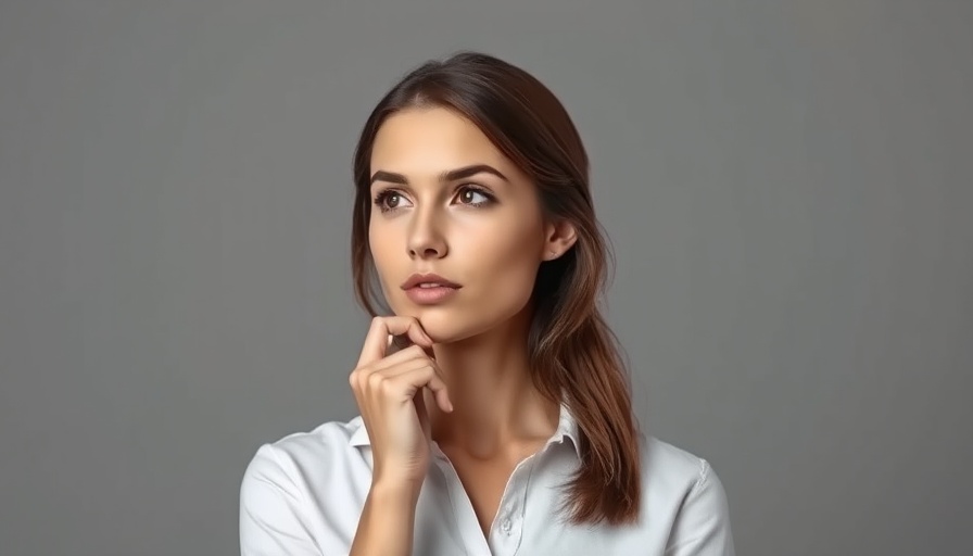 Confident young woman contemplating soft skills problem in startups