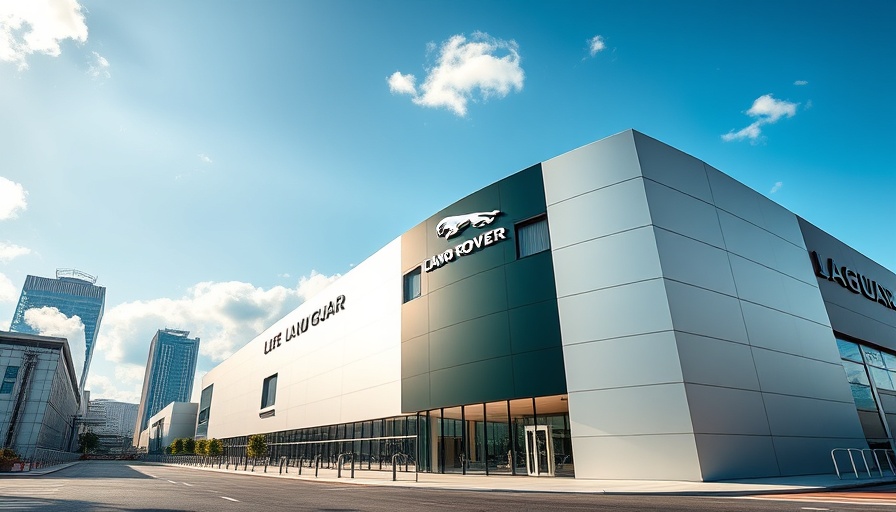 Jaguar Land Rover's sleek industrial complex, EV plans