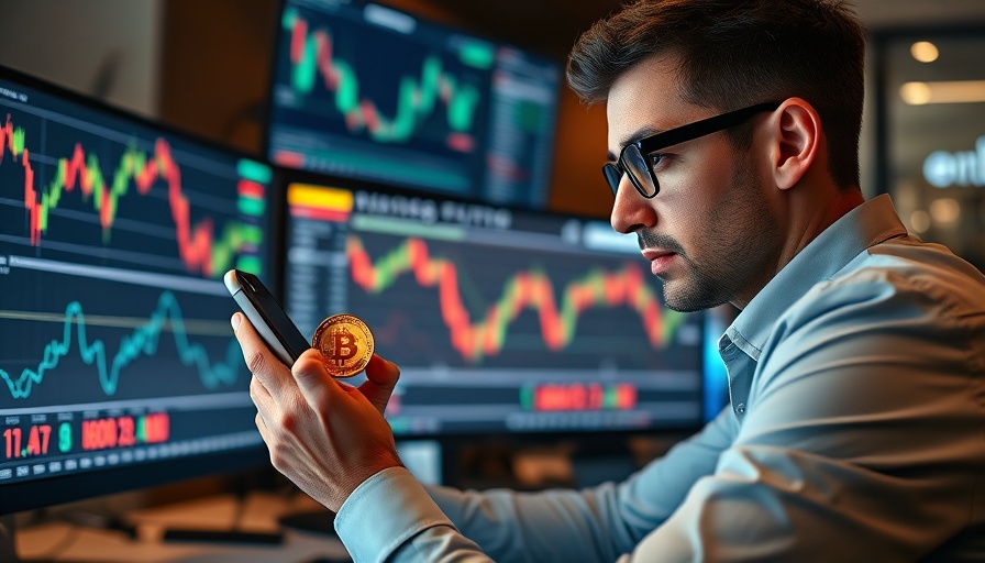 Crypto trader analyzing data on a regulated crypto derivatives platform.