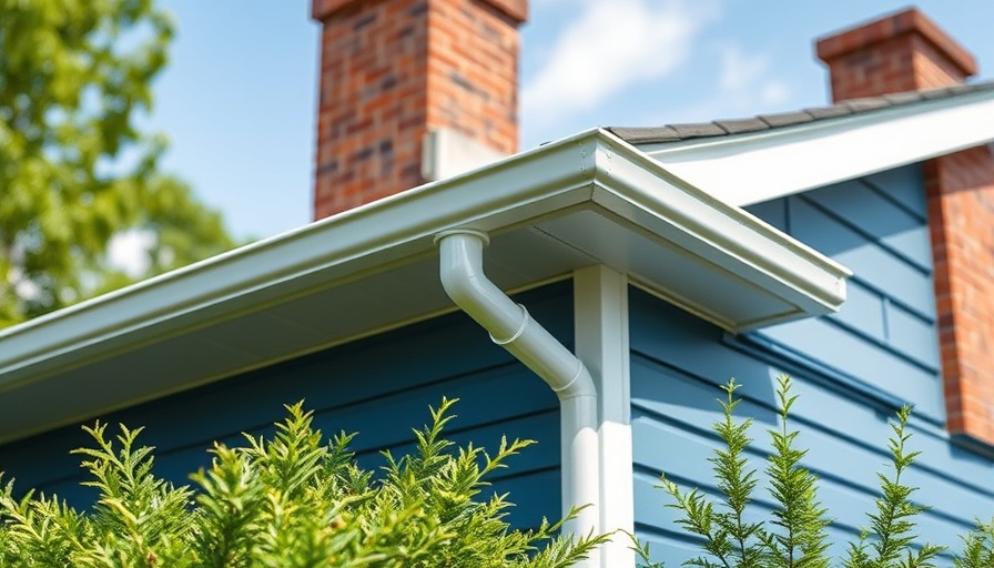 House exterior with clean gutters highlighting insurance risks of DIY gutter cleaning.