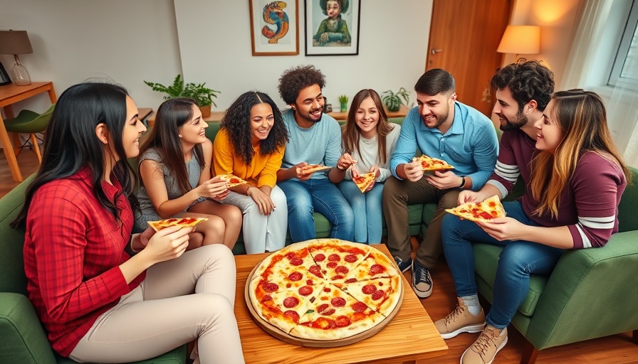 Friendly group sharing pizza in a cozy living space, Invest in an HMO