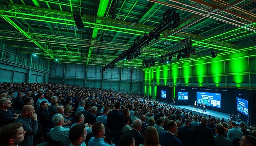 Tech conference audience at a large event, TechCrunch Disrupt 2025 tickets.