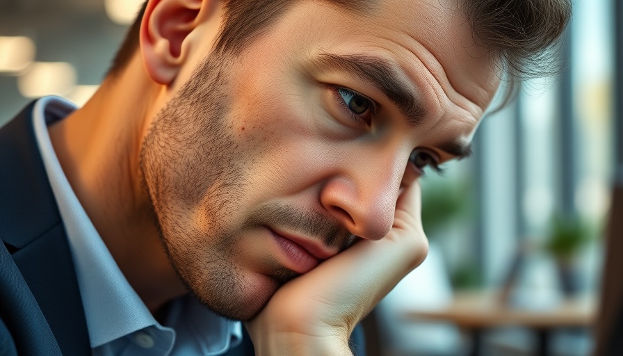 Thoughtful man in modern office, reflecting on crypto theft safety tips.