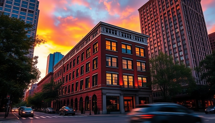 Birmingham property investment opportunity at sunset.