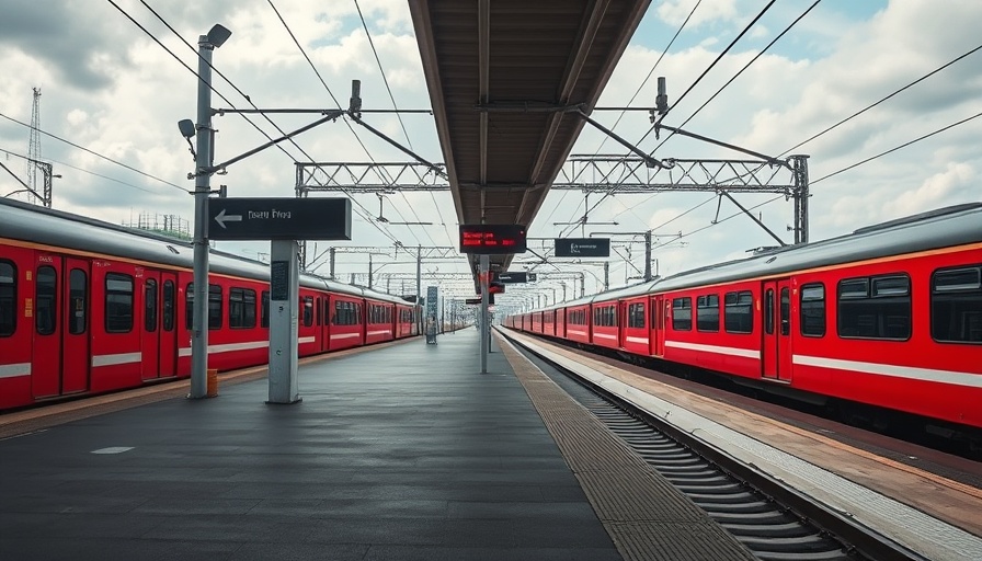 Stanmore station platform with unclear numbering