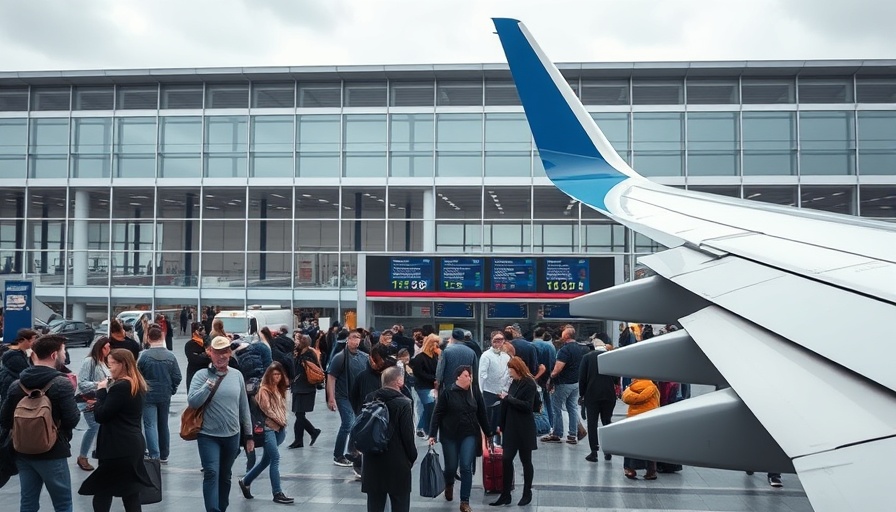 Passengers at airport boarding area illustrating EasyJet Cabin Bag Policy.