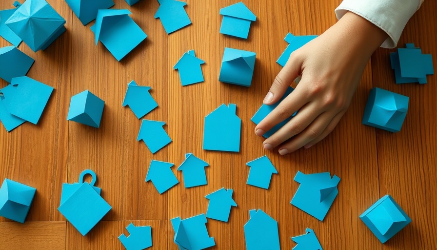 Benefits of Building a Property Portfolio in the UK concept with paper houses.