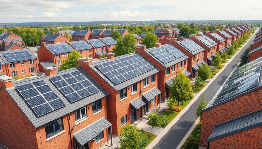 Eco-friendly new-build homes with solar panels for mortgage options.