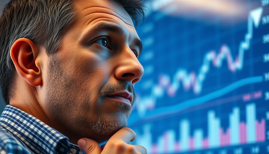 Man contemplates buying a house now or waiting until 2026 with economic trends.