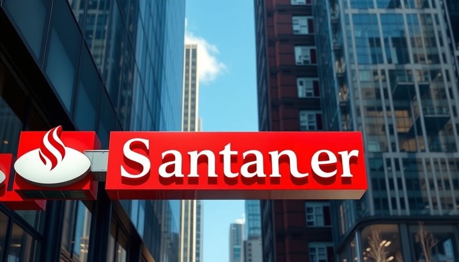Santander mortgage rate cuts reflected in urban glass building