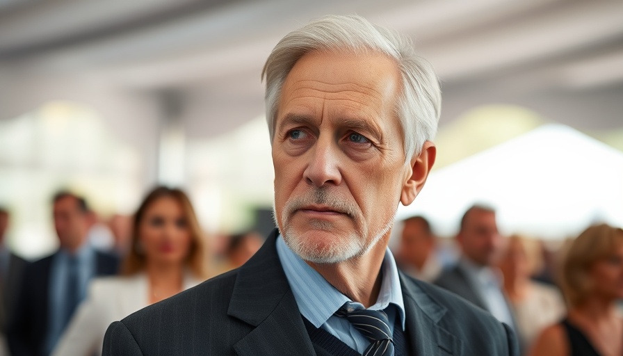 Older man attending July 7 bombings commemoration event, thoughtful