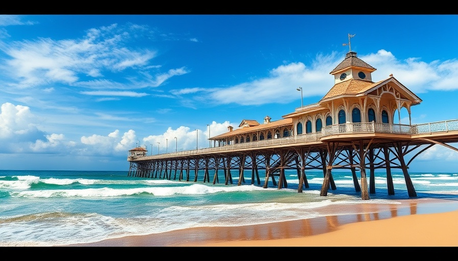 Seaside Brighton Palace Pier view highlighting architectural beauty.