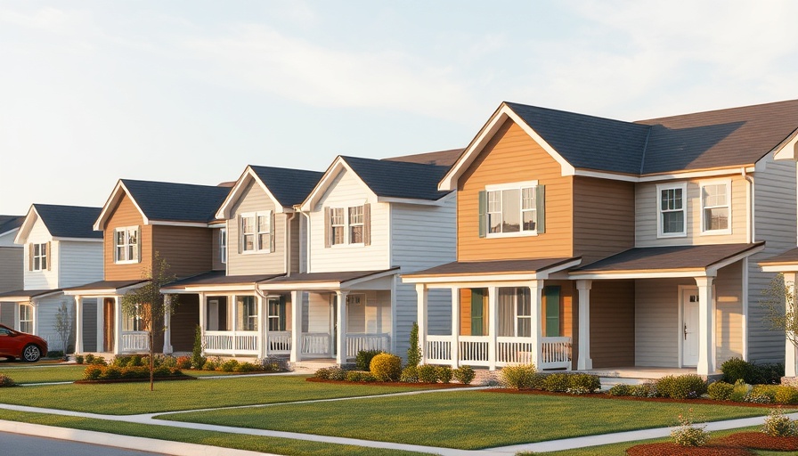 Suburban houses under a clear sky, representing cash flow calculations for retirement.