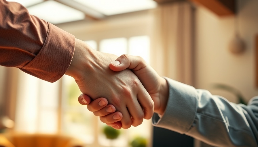 Close-up handshake in sunny room, symbolizing hiring experts for home renovation.