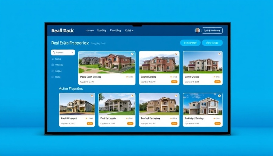 Long-Distance Investing Blueprint UI with property details.