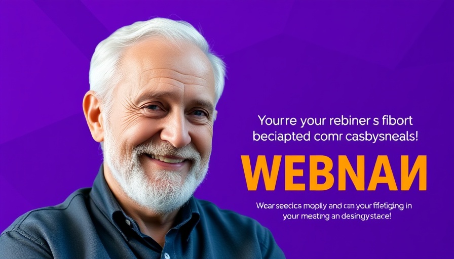 Webinar banner for hedging with real assets featuring older man.
