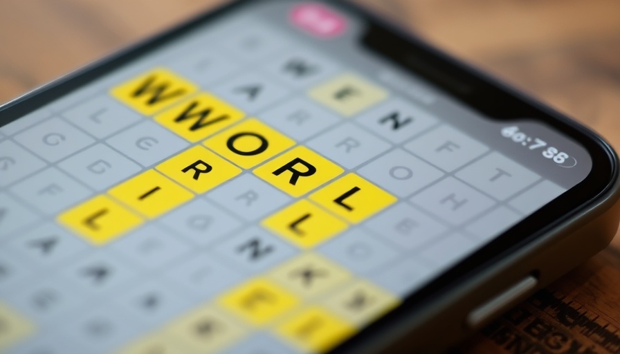 Smartphone displaying Wordle game with past Wordle answers in focus.