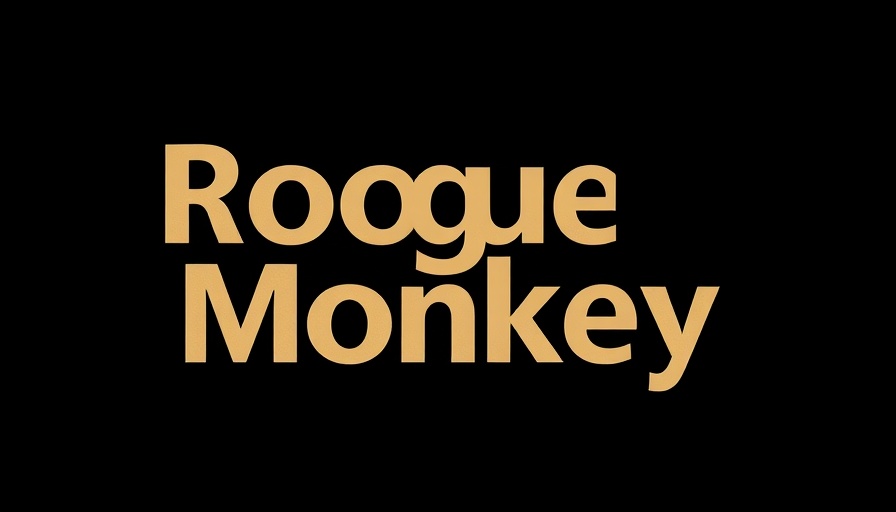 Bold beige text 'Rogue Monkey' on black background