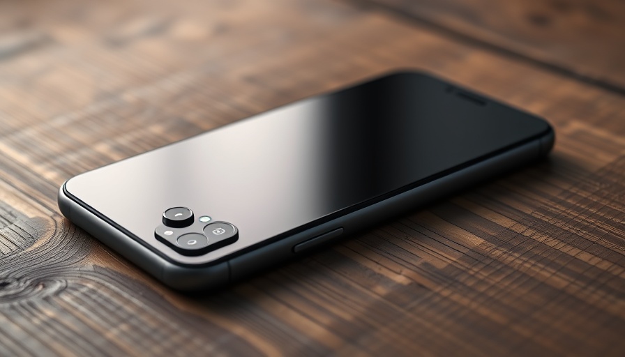 Nothing Phone 3 design on wooden surface, minimalist aesthetics.